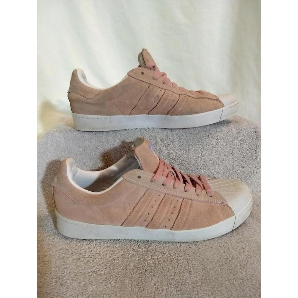 Adidas Mens Superstar Vulc Adv 'Pale Pink' (CG4839), Size: 9.5      #MT25-7